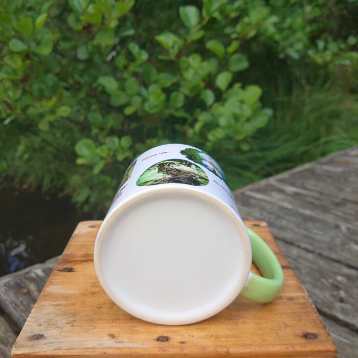 Vit 11oz keramikmugg med färgad insida - Mugg - Viskningar från naturens magiska värld - Bild 2