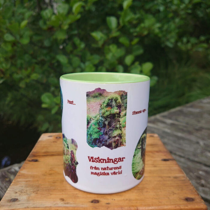 Vit 11oz keramikmugg med färgad insida - Mugg - Viskningar från naturens magiska värld - Bild 6