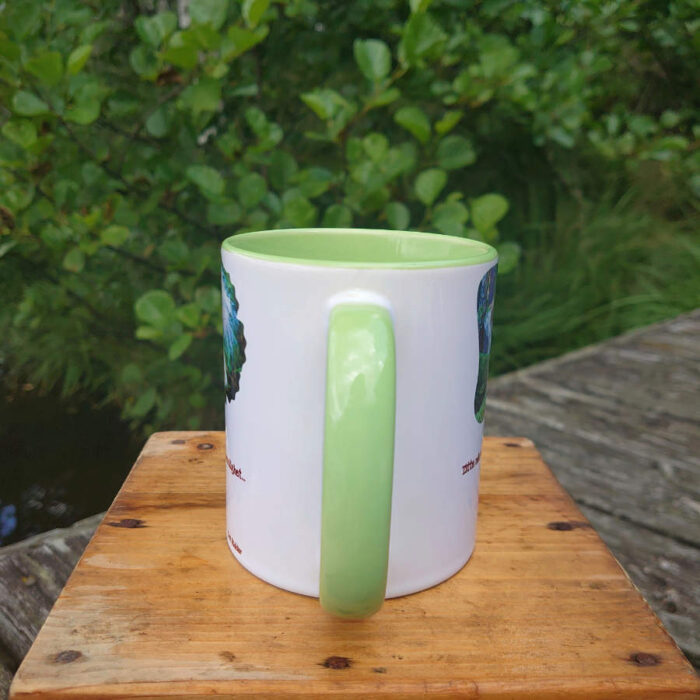 Vit 11oz keramikmugg med färgad insida - Mugg - Viskningar från naturens magiska värld - Bild 5