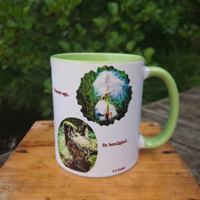 Vit 11oz keramikmugg med färgad insida - Mugg - Viskningar från naturens magiska värld - Bild 3