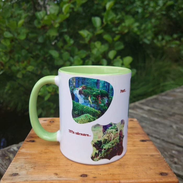 Vit 11oz keramikmugg med färgad insida - Mugg - Viskningar från naturens magiska värld - Bild 4